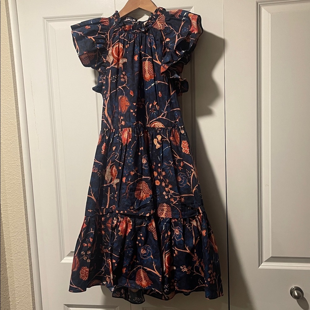 EUC Ulla Johnson Eden Ruffle dress 6 - Picture 3 of 16